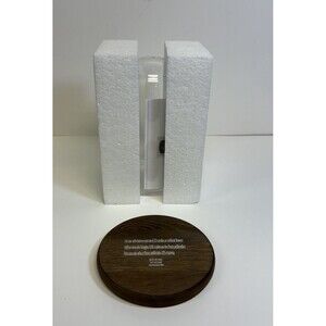 Glass Dome Display W/ Wooden Base 7” X 4” Bell Jar NEW